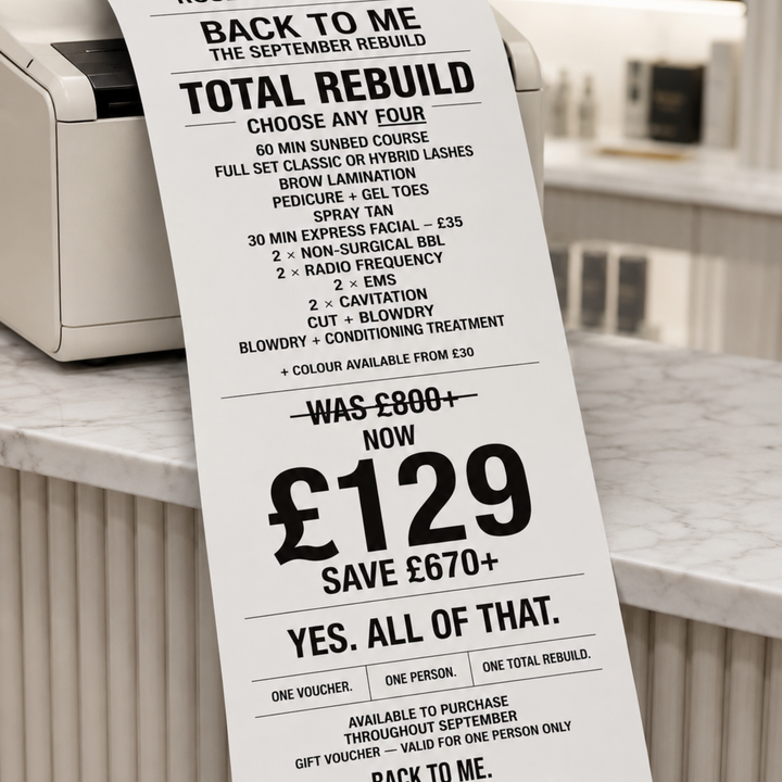 The Total Rebuild – Choose Any 4 Treatments