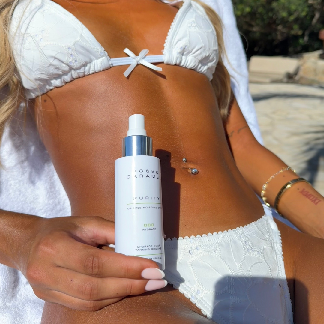 purity hydrate, self tan extender, hydrate tan, self tan prep, fake tan prep, oil free moisture spray