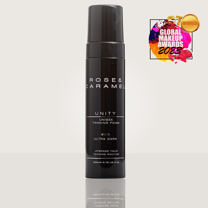 tanning foam, fake tan, unisex tanning foam, deep brown fake tan, fake tan guy