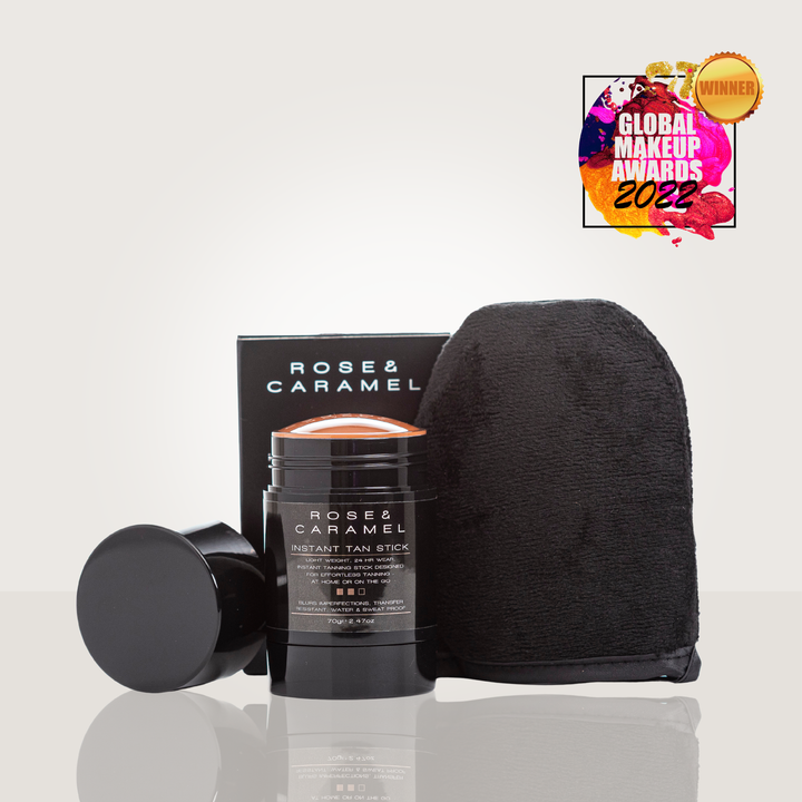 instant tanning stick, instant tan stick, bronze tanning stick, transfer free tanning stick, instant tan stick and mini mitt